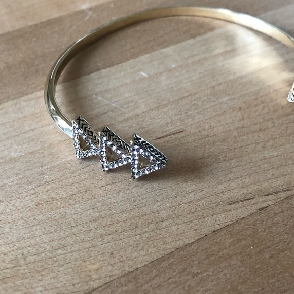 House of Harlow Gold Tessellation Cuff - Picture 2 of 4